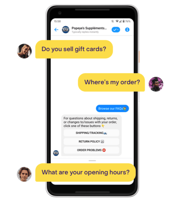 hootsuite FAQ chatbot customer service