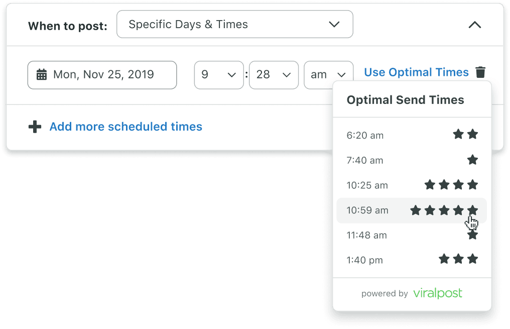 sprout social social media automation viral post