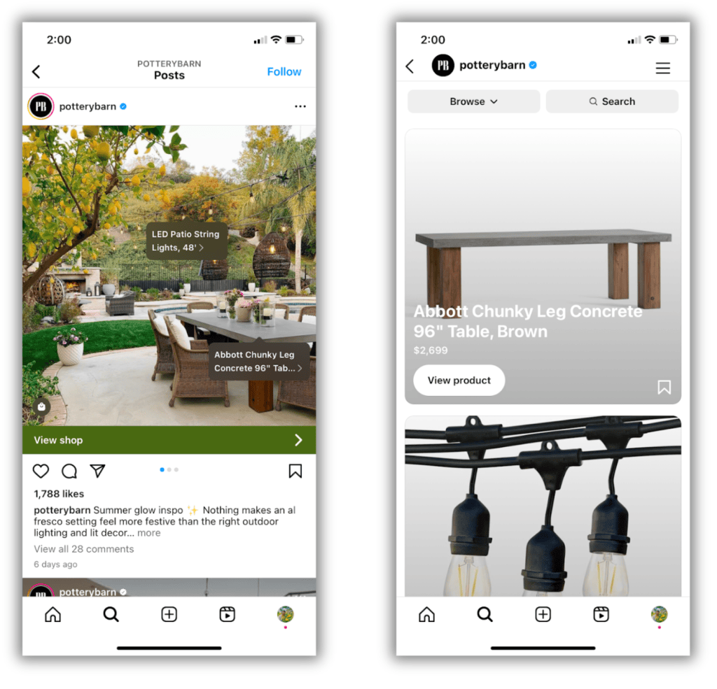 instagram shopping social sselling sprout social