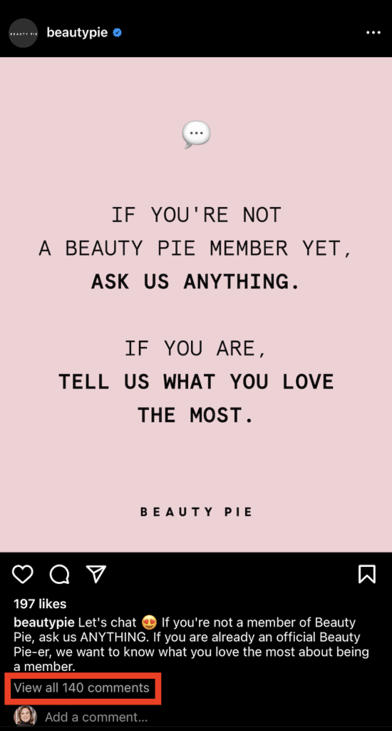 B2C beauty brand conversations
