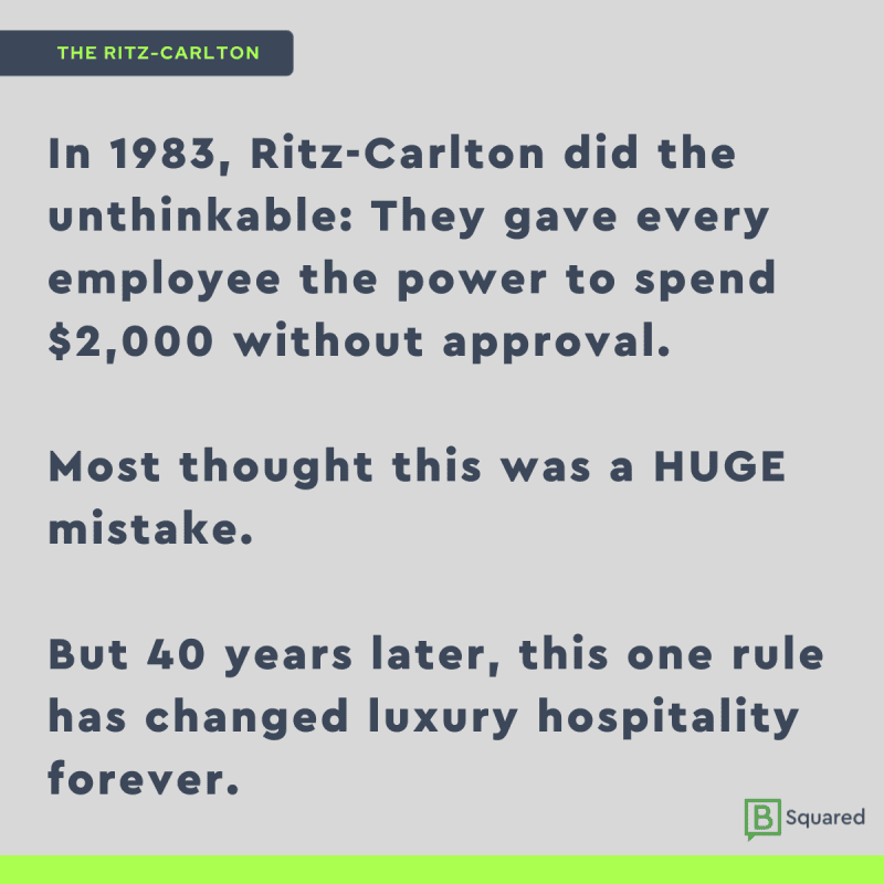 ritz carlton surprise and delight